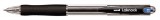 Golyóstoll, 0,3 mm, nyomógombos, UNI SN-100 Laknock, fekete (TU10011)