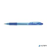Golyóstoll, 0,35 mm, nyomógombos, PENTEL 'BK417', kék