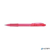 Golyóstoll, 0,35 mm, nyomógombos, PENTEL 'BK417', rózsaszín