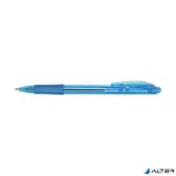 Golyóstoll, 0,35 mm, nyomógombos, PENTEL 'BK417', világoskék