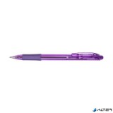 Golyóstoll, 0,35 mm, nyomógombos, PENTEL "BK417", lila