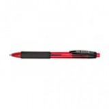 Golyóstoll, 0,35 mm, nyomógombos, PENTEL "Kachiri BK457", piros