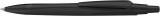 Golyóstoll, 0,5 mm, nyomógombos, fekete szín&#369; tolltest, schneider "reco", kék 131810