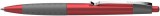 Golyóstoll, 0,5 mm, nyomógombos, SCHNEIDER Loox, piros (TSCLOOXP)
