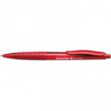 Golyóstoll, 0,5 mm, nyomógombos, SCHNEIDER "Suprimo", piros