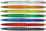 Golyóstoll, 0,5 mm, nyomógombos, vegyes színű test, SCHNEIDER K20 Icy, kék (TSCK20V20)