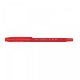 Golyóstoll 0,5mm, kupakos, H-8000 Zebra, írásszín piros