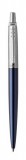 Golyóstoll, 0,7 mm, ezüst színű klip, royal kék tolltest, PARKER, &#039;Royal Jotter&#039;, kék
