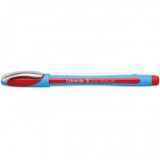 Golyóstoll, 0,7 mm, kupakos, SCHNEIDER "Slider Memo", piros