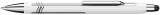Golyóstoll, 0,7 mm, nyomógombos, érint&#337;képerny&#337;höz, fehér-ezüst tolltest, schneider "epsilon touch xb", kék 138701