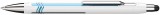Golyóstoll, 0,7 mm, nyomógombos, érintőképernyőhöz, fehér-kék tolltest, SCHNEIDER Epsilon Touch XB, kék (TSCEPSTFEK)