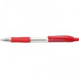 Golyóstoll, 0,7 mm, nyomógombos, PENAC "CCH-3", piros