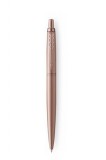 Golyóstoll, 0,7 mm, nyomógombos, rózsaszín klip, rózsaszín tolltest, PARKER, Royal Jotter XL, kék (ICPJRXLR)