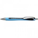 Golyóstoll, 0,7 mm, nyomógombos, SCHNEIDER "Slider Rave XB", fekete