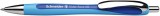 Golyóstoll, 0,7 mm, nyomógombos, schneider "slider rave xb", kék 132503