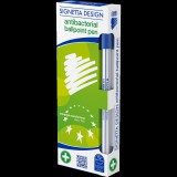 Golyóstoll 0,7mm, kupakos antibakteriális Ico Signetta, írásszín kék