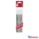 Golyóstoll 0,7mm, kupakos, Ico Signetta, 4 klf.szín