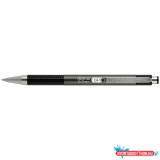 Golyóstoll 0,7mm, metál antracit test, Zebra F301A, írásszín kék