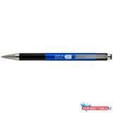 Golyóstoll 0,7mm, metál kék test, Zebra F301A, írásszín kék