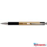 Golyóstoll 0,7mm, metál pezsgõ test, Zebra F301A, írásszín kék