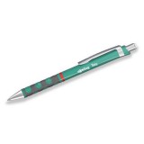 Golyóstoll, 0,8 mm, nyomógombos, tengerkék tolltest, ROTRING Tikky, kék (R2189070)