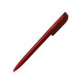 Golyóstoll 0,8mm, nyomógombos mûanyag piros test, S88, Bluering® írásszín piros