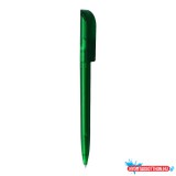 Golyóstoll 0,8mm, nyomógombos műanyag zöld test, S88, Bluering® írásszín zöld