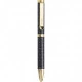 Golyóstoll, 1,0 mm, arany színű klip, fekete tolltest, FILOFAX "Moonlight", fekete