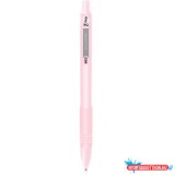 Golyóstoll 1 mm, rózsaszín tolltest, Zebra Z-Grip Pastel, írásszín kék