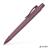 Golyóstoll, 1 mm, XB, nyomógombos tolltest, bordó tolltest, FABER-CASTELL "Poly Ball Urban", kék