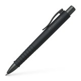 Golyóstoll, 1 mm, XB, nyomógombos tolltest, fekete tolltest, FABER-CASTELL Poly Ball Urban, kék (TFC241190)
