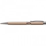 Golyóstoll, arany, középen topáz SWAROVSKI®kristállyal töltve, 14cm, ART CRYSTELLA®