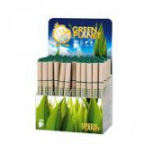 Golyóstoll display, kupakos, papír tolltest, ICO "Green", kék [64 db]