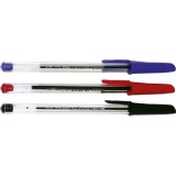 Golyóstoll eldobható, átlátszó testû, Fokus, írásszín kék