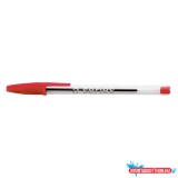 Golyóstoll eldobható kupakos A-series írásszín piros