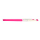 Golyóstoll ico 70 nyomógombos pasztell pink tolltest 0,8mm kék írásszín 9010011017