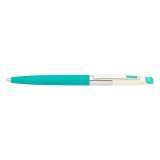 Golyóstoll ico 70 nyomógombos pasztell zöld tolltest 0,8mm kék írásszín 9010011019