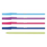 Golyóstoll ICO Signetta 0,7 neon MIX testszín - kék írással