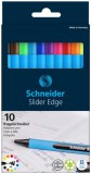 Golyóstoll készlet, 0,7 mm, kupakos, SCHNEIDER "Slider Edge XB", vegyes színek