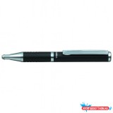 Golyóstoll metál fekete test, Zebra SLF1, írásszín kék