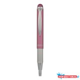 Golyóstoll metál rózsa test, Zebra Stylus Telescopic, írásszín kék