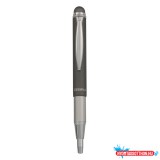 Golyóstoll metál szürke test, Zebra Stylus Telescopic, írásszín kék
