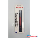 Golyóstoll nyomógombos 0,7mm, dobozban lazac test, Zebra 901, írásszín kék