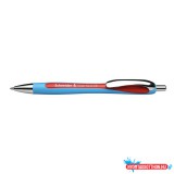 Golyóstoll nyomógombos 0,7mm, Schneider Slider Rave, írásszín piros