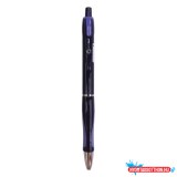Golyóstoll nyomógombos Bluering(R) V5 fekete test gumírozott fogó, írásszín kék