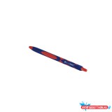 Golyóstoll nyomógombos gumírozott piros test, Bluering(R) F20, írásszín piros