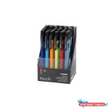 Golyóstoll nyomógombos gumírozott test Vinson X6 vegyes display 36 db