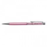 Golyóstoll, SWAROVSKI® kristállyal, felül rózsaszín kristályokkal, 14 cm, ART CRYSTELLA, rózsaszín