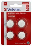 Gombelem, CR2016, 4 db, VERBATIM Premium (VECR20164)