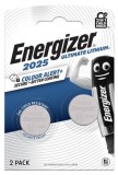 Gombelem, CR2025, 2 db, színjelző, ENERGIZER "Ultimate Lítium Performance"